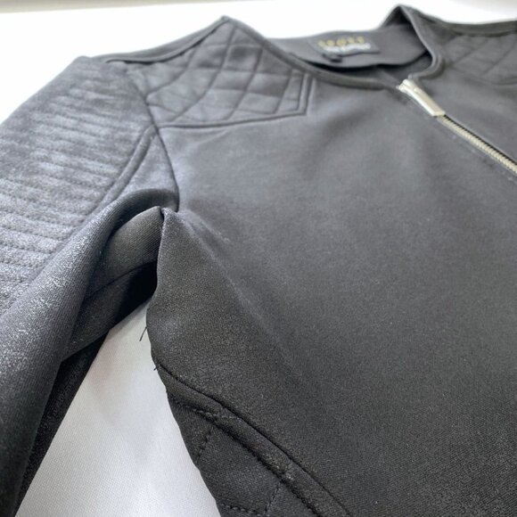 SPORT THE KOOPLES BLACK QUILTED ZIP JACKET - L - Picture 8 of 11